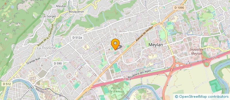 localisation de l'entreprise SCI MATTEZIO  MEYLAN