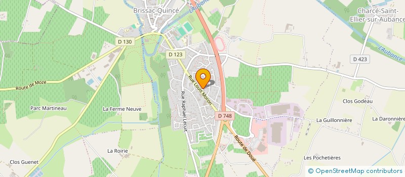 localisation de l'entreprise SCI MATTHALEX à BRISSAC LOIRE AUBANCE