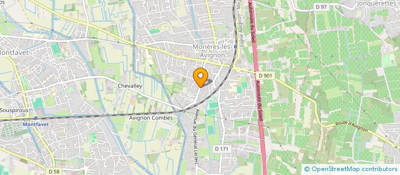 localisation de l'entreprise SCI MATTHANNE  MORIERES-LES-AVIGNON