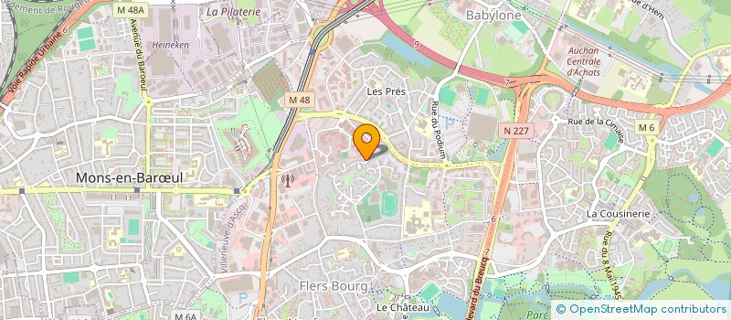 localisation de l'entreprise SCI MATTHEEUWS à VILLENEUVE-D'ASCQ