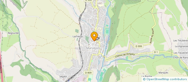 localisation de l'entreprise SCI MATTHEW  MARVEJOLS