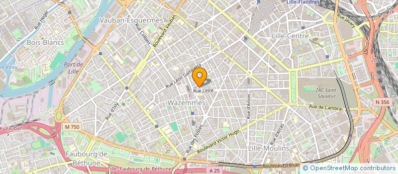 localisation de l'entreprise SCI MATTHIEU ET ADRIANNA à LILLE