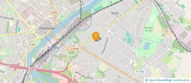 localisation de l'entreprise SCI MATTHINE  YUTZ