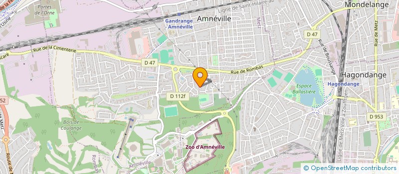 localisation de l'entreprise SCI MATTHIS  AMNEVILLE