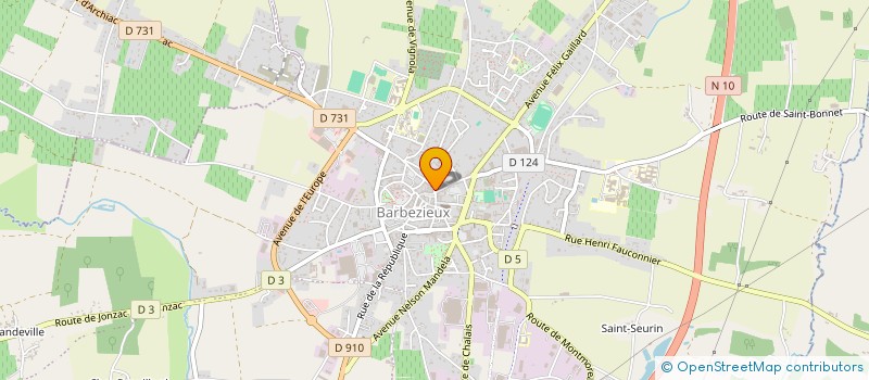 localisation de l'entreprise SCI MATTIAS  BARBEZIEUX-SAINT-HILAIRE