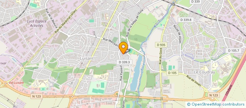 localisation de l'entreprise SCI MATTIS à LUISANT
