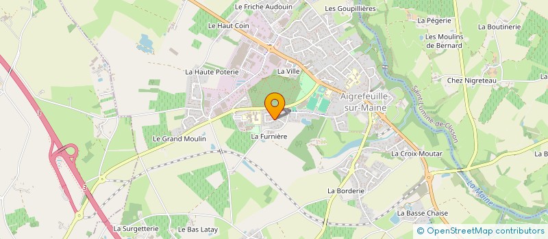 localisation de l'entreprise SCI MATTITOU  AIGREFEUILLE-SUR-MAINE