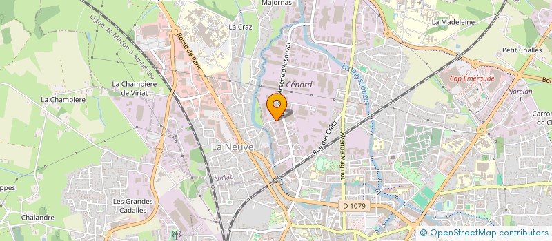 localisation de l'entreprise SCI MATTYAS à BOURG-EN-BRESSE