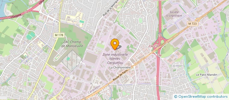 localisation de l'entreprise SCI MATURA  CARQUEFOU