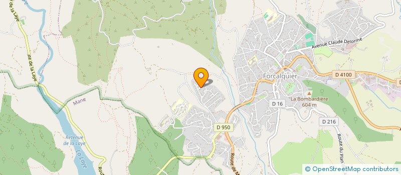 localisation de l'entreprise SCI MATVOLX à FORCALQUIER