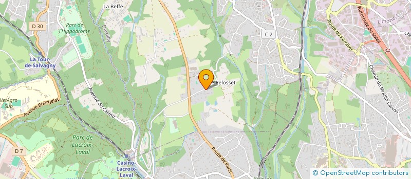 localisation de l'entreprise SCI MATWIN  DARDILLY