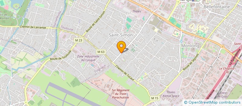 localisation de l'entreprise SCI MATY à TOULOUSE