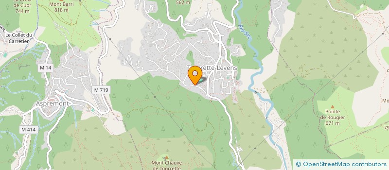 localisation de l'entreprise SCI MATYLINE  TOURRETTE-LEVENS