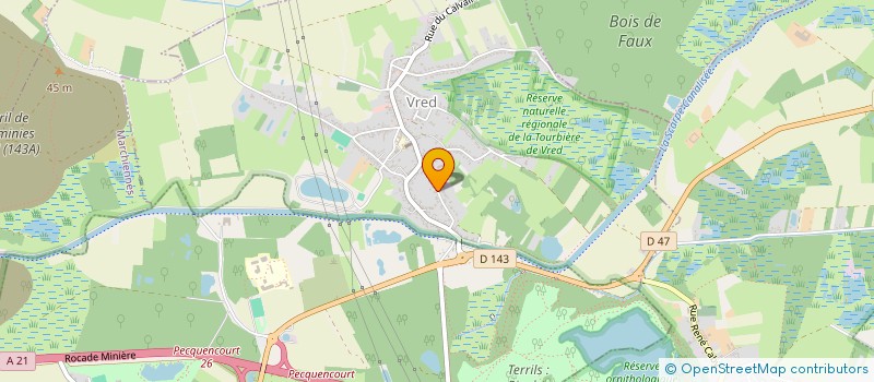 localisation de l'entreprise SCI MATYS  VRED