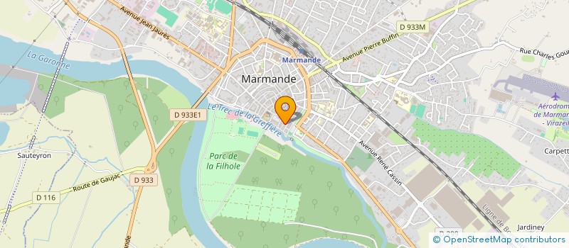 localisation de l'entreprise SCI MATYS  MARMANDE