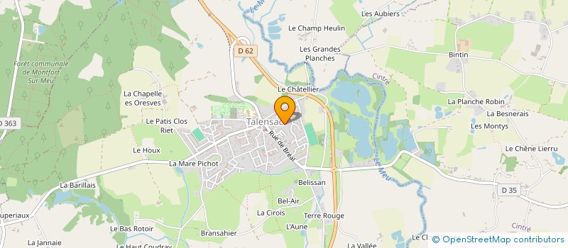 localisation de l'entreprise SCI MAU BLANC  ROULLET SAINT ESTEPHE