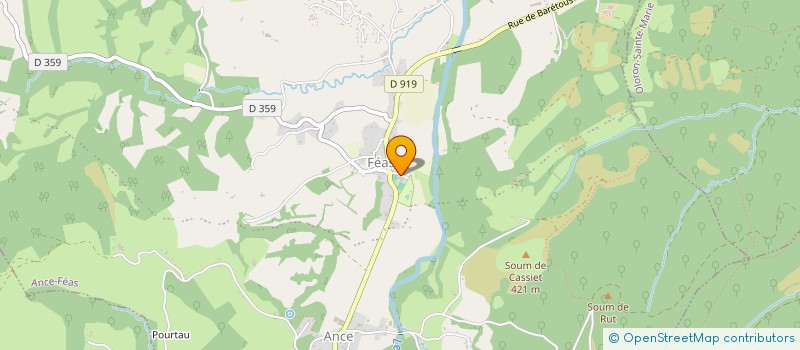 localisation de l'entreprise SCI MAUBEC  ANCE FEAS