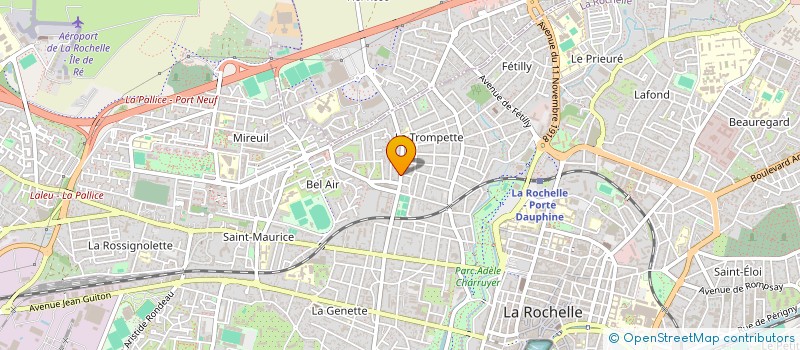 localisation de l'entreprise SCI MAUBEC AZUR  LA ROCHELLE