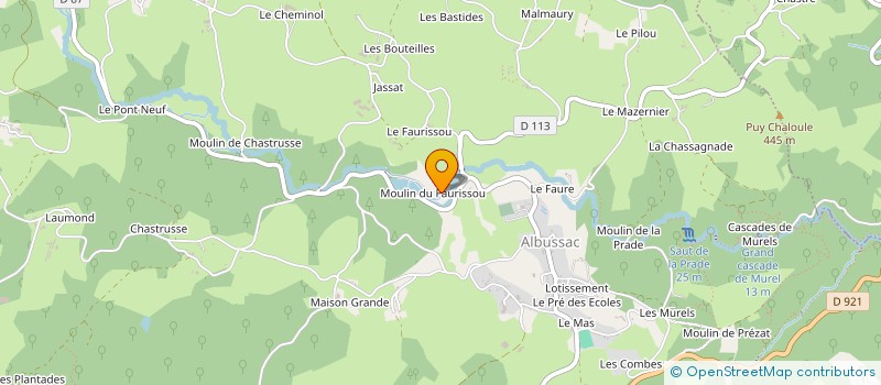 localisation de l'entreprise SCI MAUBECH  ALBUSSAC