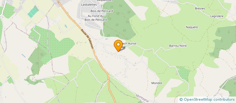 localisation de l'entreprise SCI MAUBER  MONTAYRAL