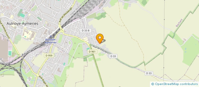 localisation de l'entreprise SCI MAUBEUGE  BACHANT