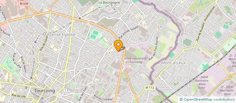 localisation de l'entreprise SCI MAUBEUGE  TOURCOING