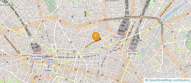 localisation de l'entreprise SCI MAUBEUGE IMMOBILIER  PARIS