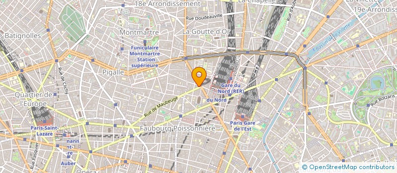 localisation de l'entreprise SCI MAUBEUGE MAGENTA  PARIS