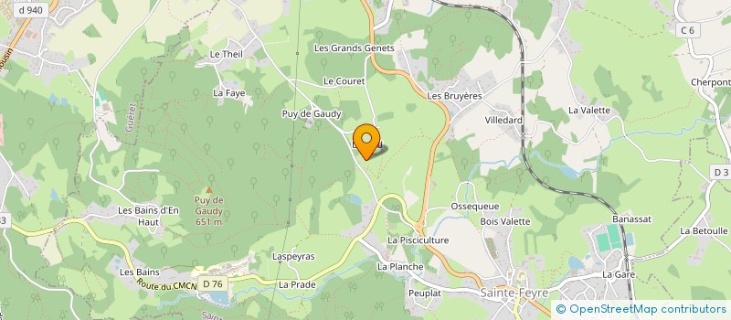 localisation de l'entreprise SCI MAUBLANC à SAINTE-FEYRE