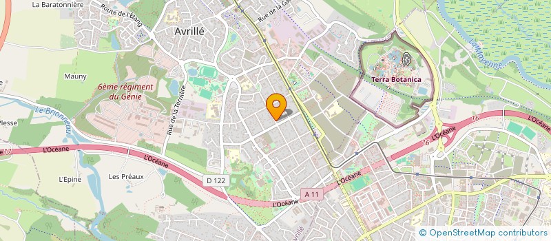 localisation de l'entreprise SCI MAUBOIS à AVRILLE