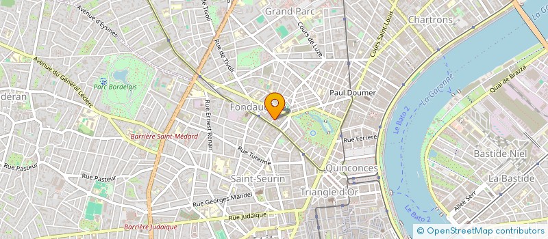 localisation de l'entreprise SCI MAUBOURGUET  BORDEAUX