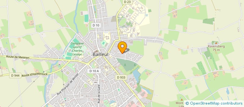 localisation de l'entreprise SCI MAUBUISSON à BAILLEUL