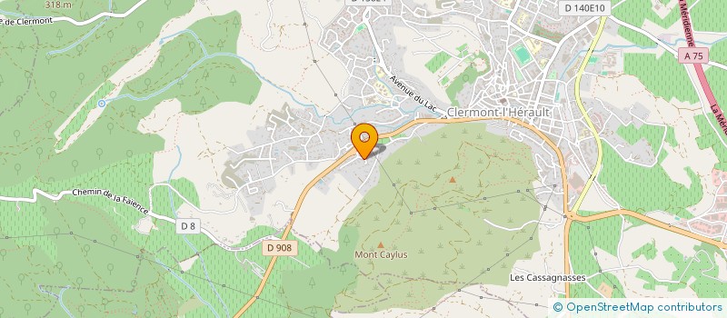 localisation de l'entreprise SCI MAUBUISSON  CLERMONT-L'HERAULT