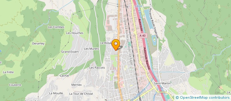 localisation de l'entreprise SCI MAUCE à SALLANCHES
