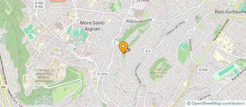 localisation de l'entreprise SCI MAUCORO  MONT-SAINT-AIGNAN