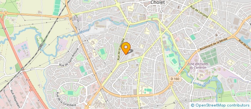 localisation de l'entreprise SCI MAUD  CHOLET