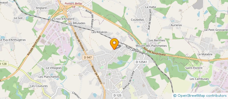 localisation de l'entreprise SCI MAUD à COUZEIX