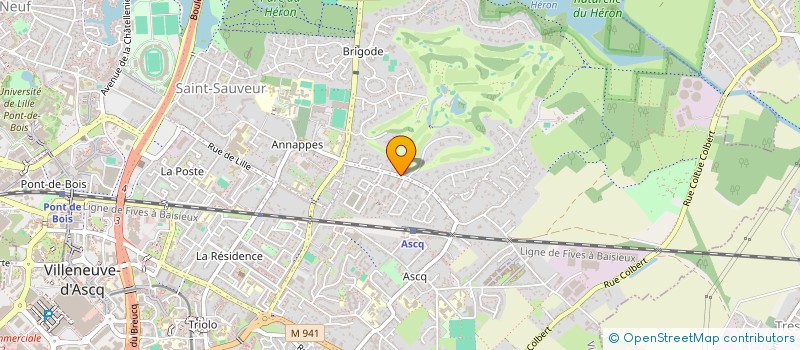 localisation de l'entreprise SCI MAUD IMMOBILIERE à VILLENEUVE-D'ASCQ