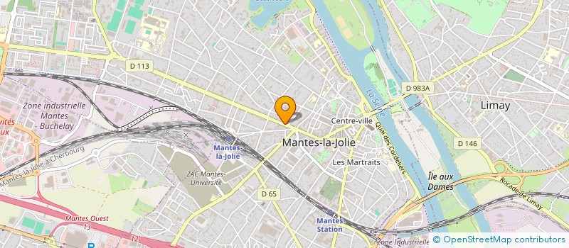 localisation de l'entreprise SCI MAUDAN  MANTES-LA-JOLIE