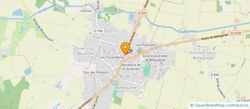 localisation de l'entreprise SCI MAUDANNE à BELLEGARDE