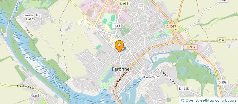 localisation de l'entreprise SCI MAUDE à PERONNE