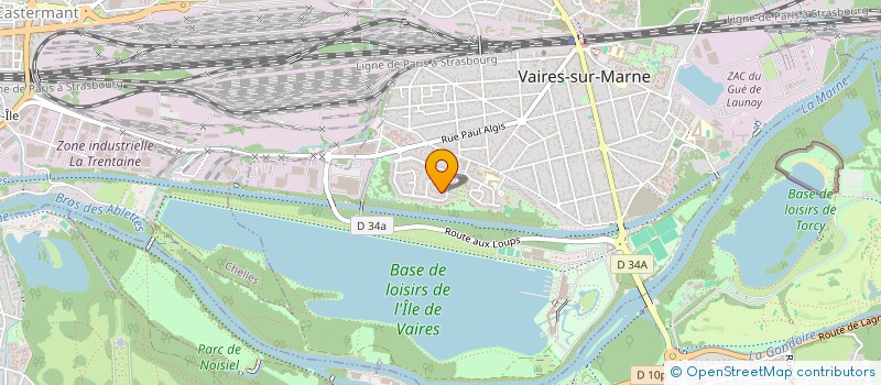 localisation de l'entreprise SCI MAUDE  VAIRES-SUR-MARNE