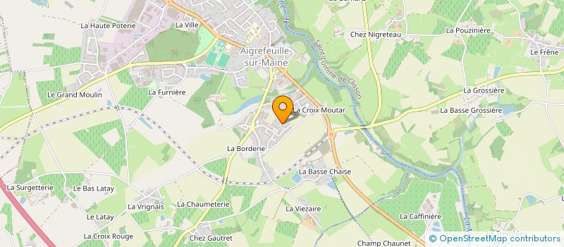 localisation de l'entreprise SCI MAUDET-YOU  AIGREFEUILLE-SUR-MAINE