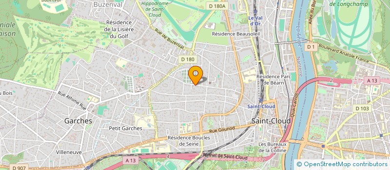 localisation de l'entreprise SCI MAUDEZ à SAINT-CLOUD