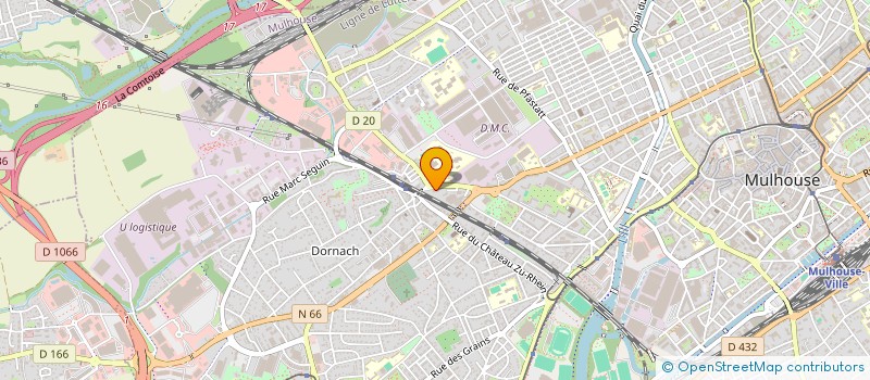 localisation de l'entreprise SCI MAUDOCE  MULHOUSE