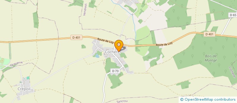 localisation de l'entreprise SCI MAUDOLEINE DE GEINCOURT  COCHEREL