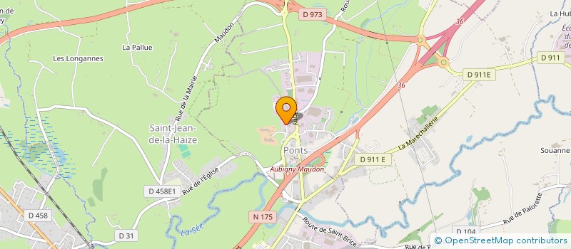 localisation de l'entreprise SCI MAUDONA  PONTS