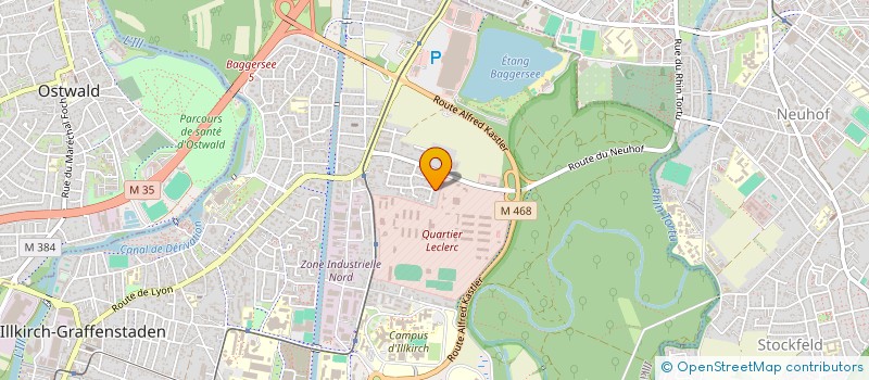 localisation de l'entreprise SCI MAUDREY  ILLKIRCH-GRAFFENSTADEN