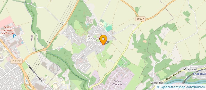 localisation de l'entreprise SCI MAUE  ENNERY