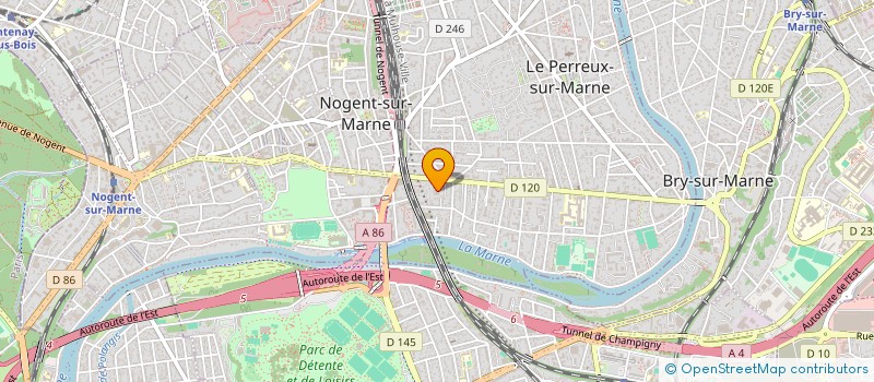 localisation de l'entreprise SCI MAUFRANCE  LE PERREUX-SUR-MARNE